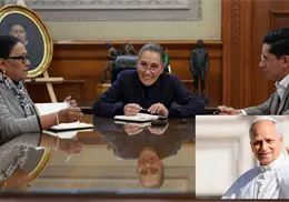 Claudia Sheinbaum invita al papa León XIV a visitar México Claudia Sheinbaum invita al papa León XIV a visitar México