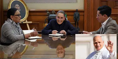 Claudia Sheinbaum invita al papa León XIV a visitar México Claudia Sheinbaum invita al papa León XIV a visitar México