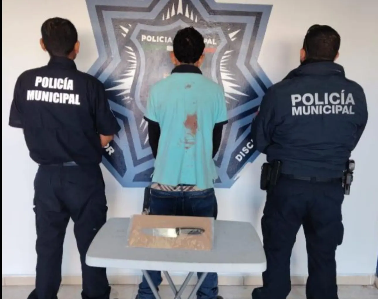 Capturan a menor con arma blanca en Ciudad Obregón