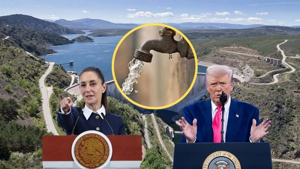 Claudia Sheinbaum, durante su conferencia matutina, no se está entregando agua que no existe ni comprometiendo el consumo humano o agrícola