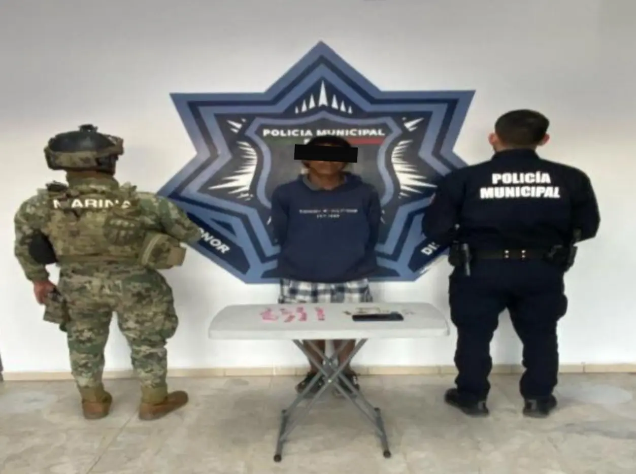 Capturan a joven con droga en Cócorit