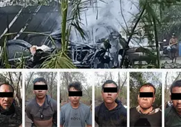 Detienen a seis presuntos implicados en coche bomba de Coahuayana; investigan delincuencia organizada Detienen a seis presuntos implicados en coche bomba de Coahuayana; investigan delincuencia organizada