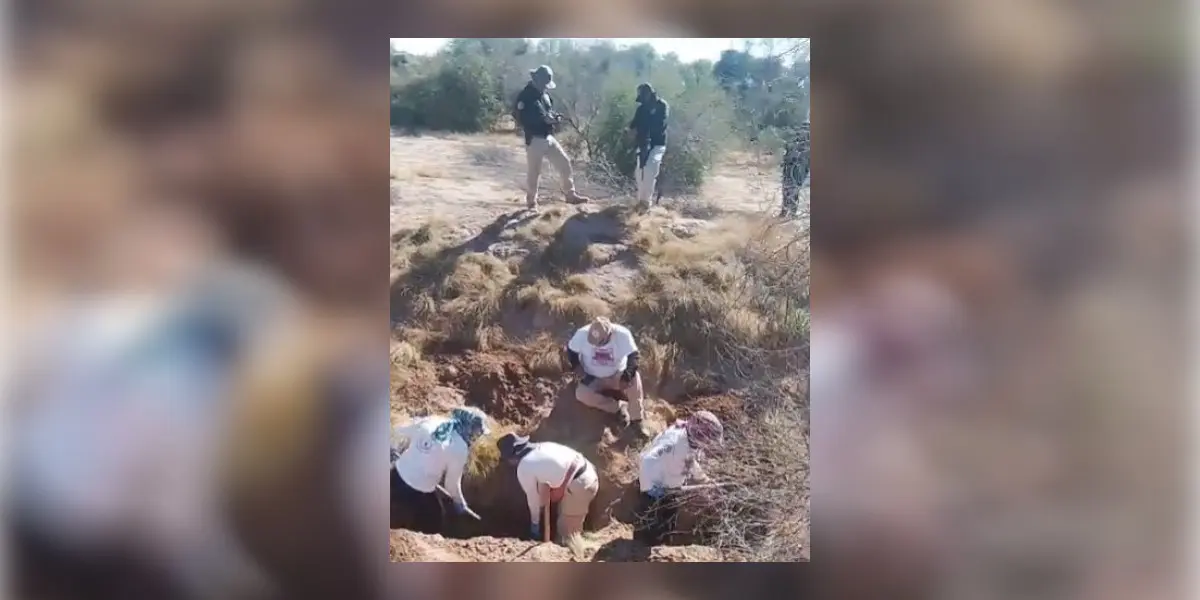 Guerreras Buscadoras localizan dos cad&aacute;veres en fosa clandestina en San Ignacio R&iacute;o Muerto