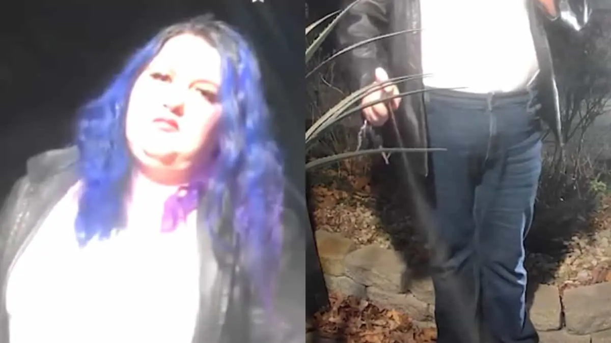 Repartidora de DoorDash es captada rociando sustancia extraña a un pedido