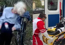 Abuelita es abandonada en plena carretera de Tamaulipas Abuelita es abandonada en plena carretera de Tamaulipas