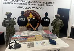 Detienen en Hermosillo a sujeto con droga, contrabando de cigarros y dinero en efectivo Detienen en Hermosillo a sujeto con droga, contrabando de cigarros y dinero en efectivo
