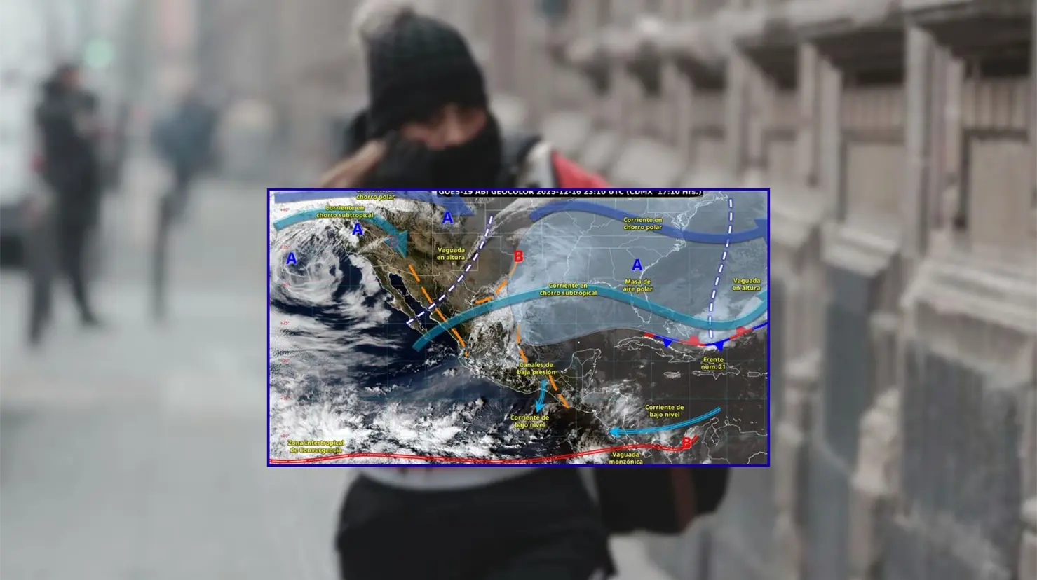 Nuevo frente frío en México: Estos son los estados que registrarán mínimas de -5°C