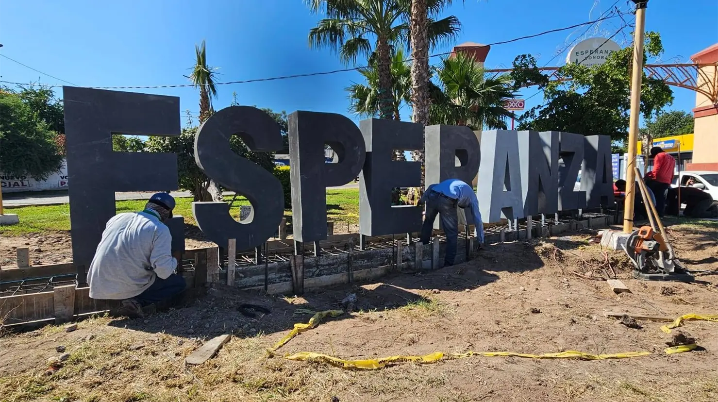 Piden apoyo para terminar de pintar emblem&aacute;ticas letras 