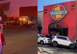 Incendio obliga a evacuar clientes en Plaza Ley en Huatabampo, semanas despu&eacute;s de la tragedia de Hermosillo