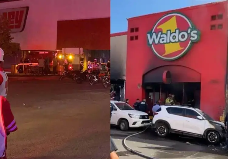 Incendio obliga a evacuar clientes en Plaza Ley en Huatabampo, semanas despu&eacute;s de la tragedia de Hermosillo