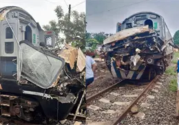 Tr&aacute;iler choca con Tren Interoce&aacute;nico en Chiapas: 148 personas iban a bordo