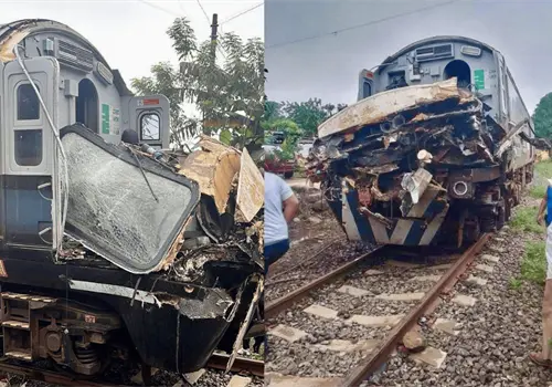 Tr&aacute;iler choca con Tren Interoce&aacute;nico en Chiapas: 148 personas iban a bordo