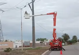 Refuerzan programa de alumbrado p&uacute;blico en colonias y comunidades de Navojoa