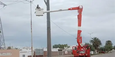 Refuerzan programa de alumbrado p&uacute;blico