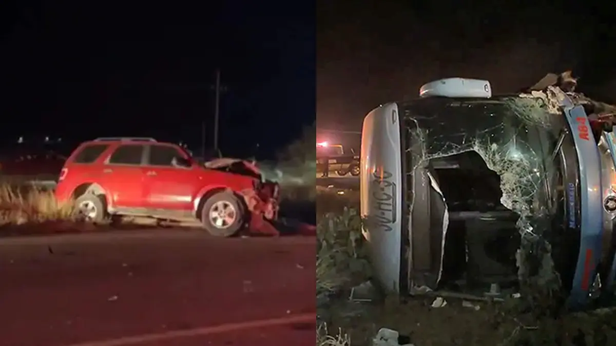 Ayuntamiento de Navojoa confirma un fallecido y 41 lesionados tras accidente en la carretera Navojoa-Huatabampo