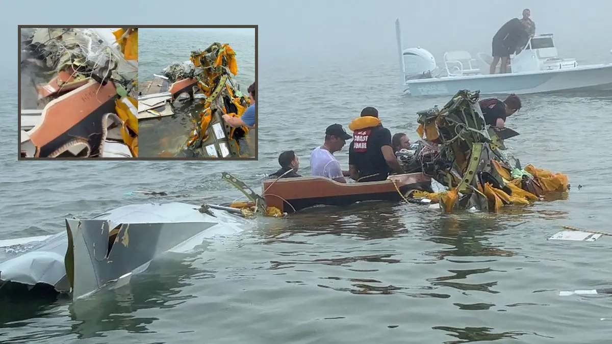 Tr&aacute;gico accidente a&eacute;reo en Texas.