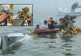 Accidente de avi&oacute;n de la Semar en Texas: trasladaba pacientes con quemaduras; muere un ni&ntilde;o de 2 a&ntilde;os y 4 personas m&aacute;s