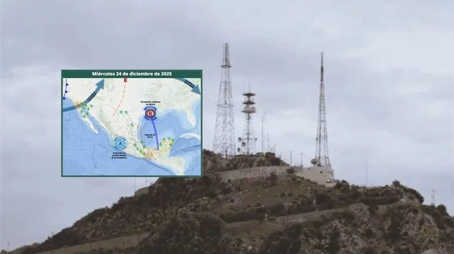 Clima en Hermosillo hoy 24 de diciembre; se espera una v&iacute;spera navide&ntilde;a con cielo nublado