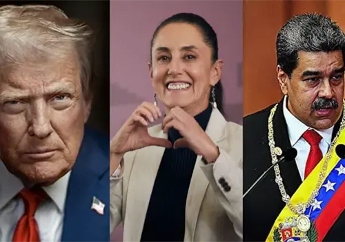 Ni me meto, Sheinbaum fija postura ante el conflicto entre Venezuela y Estados Unidos