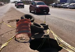 Socavones quedan pendientes en Cajeme