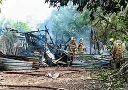 Arrasa fuego con vivienda en Pueblo Yaqui