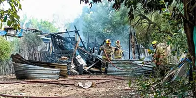Arrasa fuego con vivienda en Pueblo Yaqui
