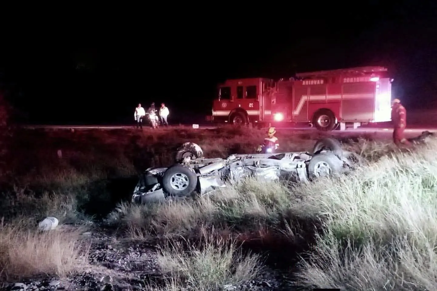 Dos lesionados en aparatoso accidente sobre la M&eacute;xico 15