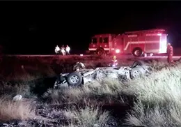 Dos lesionados en aparatoso accidente sobre la M&eacute;xico 15