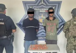 “Caen” dos con droga en la Primero de Mayo de Ciudad Obregón