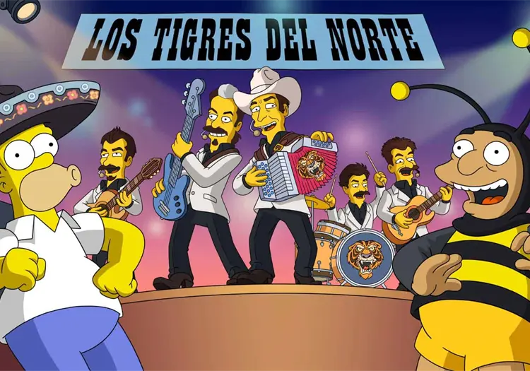 De Sinaloa a Springfield: Los Tigres del Norte llegar&aacute;n a Los Simpson con un corrido original