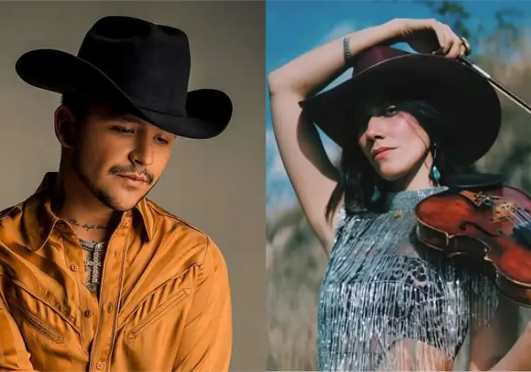 Se viraliza video de Nodal coqueteando con violinista