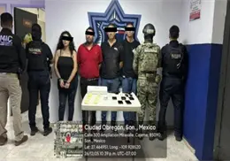 Capturan a cuatro individuos por homicidio y narcomenudeo en Obreg&oacute;n