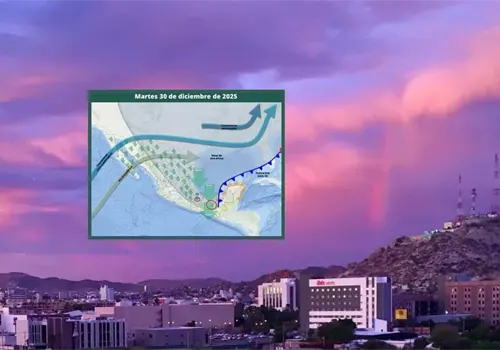 Clima en Hermosillo hoy 30 de diciembre; se pronostica un d&iacute;a nublado y nuevo frente fr&iacute;o