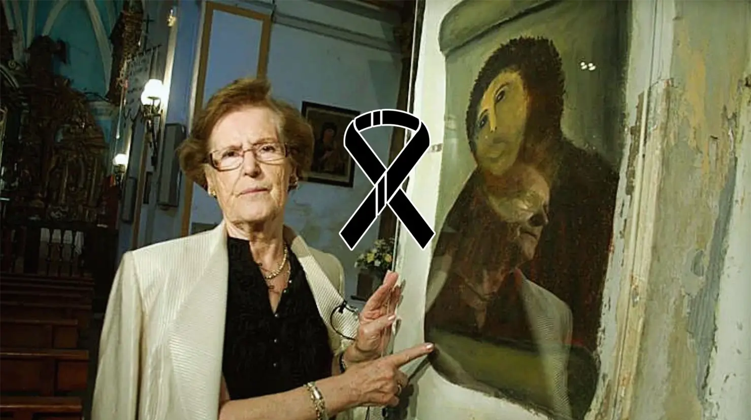 Muere Cecilia Gim&eacute;nez, la mujer que hizo famoso al Ecce Homo de Borja y conquist&oacute; internet