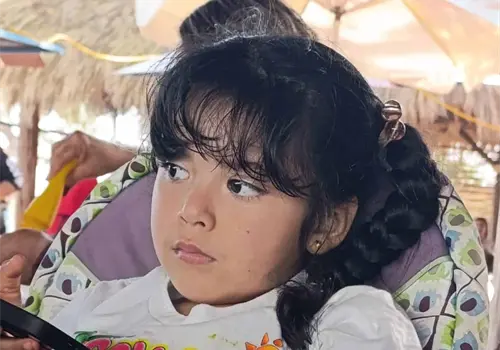 Sigue requiriendo apoyo la niña Fátima Sigue requiriendo apoyo la niña Fátima