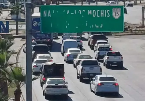 Aumenta afluencia vehicular de Cajeme en 300 por ciento Aumenta afluencia vehicular de Cajeme en 300 por ciento