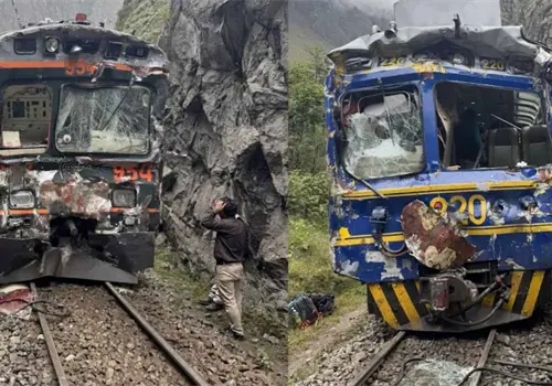 Trenes chocan de frente en ruta a Machu Picchu; reportan al menos 15 heridos y un fallecido Trenes chocan de frente en ruta a Machu Picchu; reportan al menos 15 heridos y un fallecido