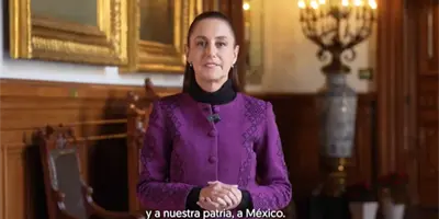 Claudia Sheinbaum env&iacute;a mensaje de A&ntilde;o Nuevo 2026: "Salud, mucho bienestar y sobre todo mucho amor"