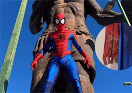 Spider-Sonorense pide apoyo para renovar su traje y seguir alegrando en Ciudad Obreg&oacute;n