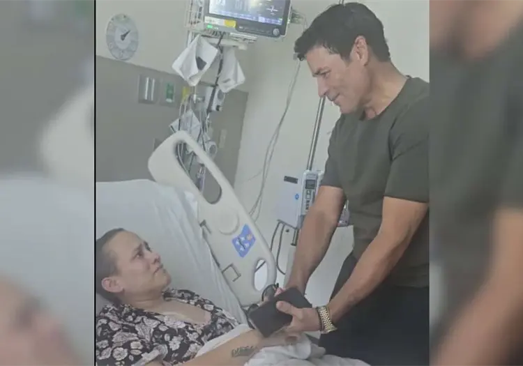 VIDEO | Chayanne visita a una paciente de c&aacute;ncer que no pudo asistir a su concierto