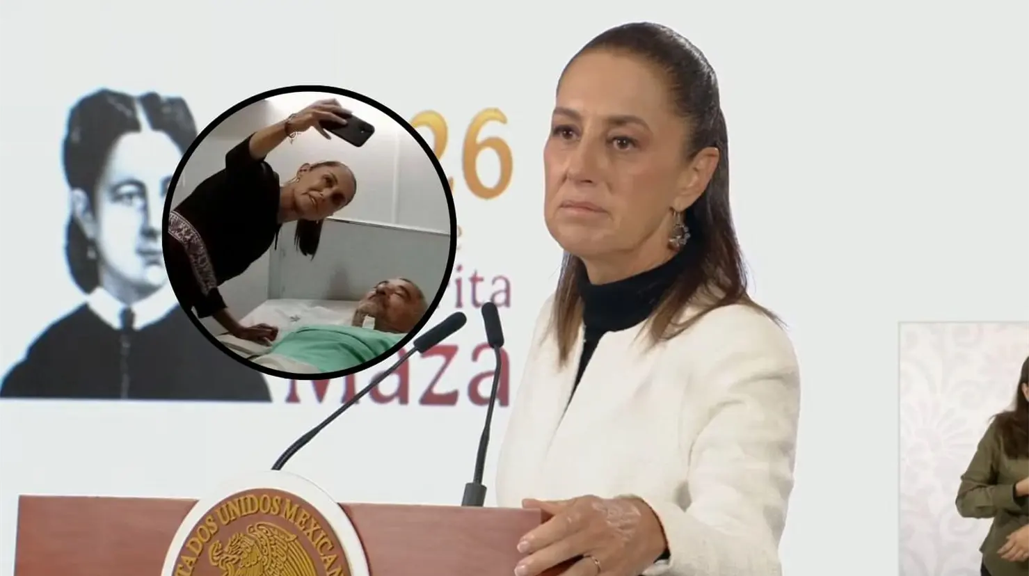 Sheinbaum explica foto con v&iacute;ctima del Tren Interoce&aacute;nico que desat&oacute; la pol&eacute;mica en redes sociales