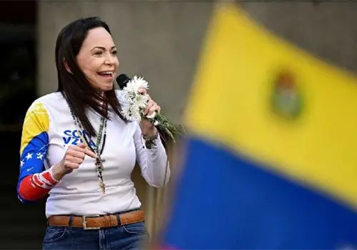 María Corina Machado proclama "la hora de la libertad" tras la detención de Nicolás Maduro María Corina Machado proclama "la hora de la libertad" tras la detención de Nicolás Maduro
