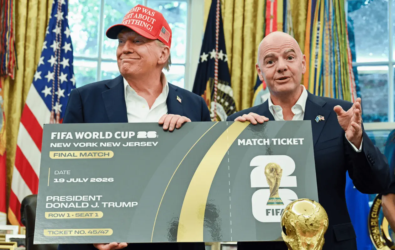 Gianni Infantino dijo que la FIFA tiene el compromiso de "usar el poder del futbol para unir a las personas en un mundo dividido".