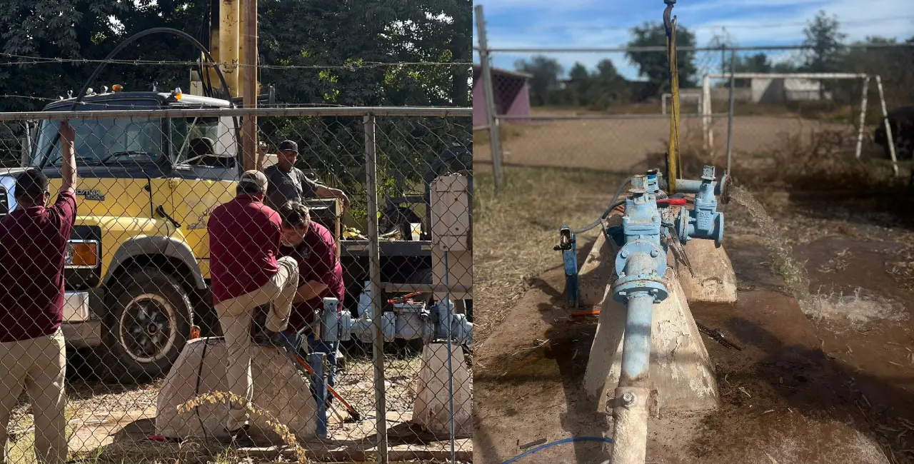 Cambian equipamiento en pozo Areneras