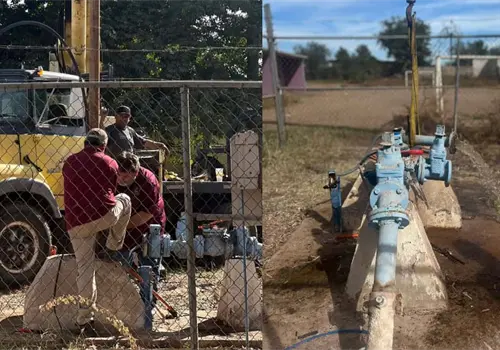 Cambian equipamiento en pozo Areneras