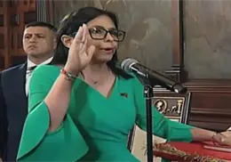 Delcy Rodr&iacute;guez asume como presidenta interina de Venezuela tras la captura de Maduro