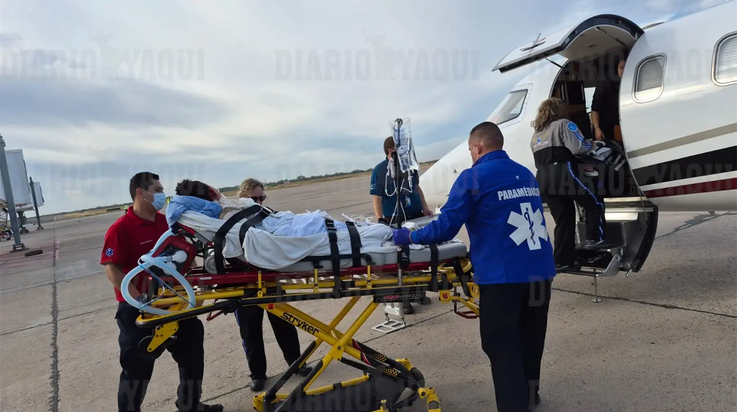 Trasladan a Estados Unidos a uno de los menores afectados por incendio