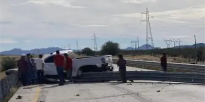 Accidente en carretera Guaymas – Hermosillo deja un lesionado Accidente en carretera Guaymas – Hermosillo deja un lesionado