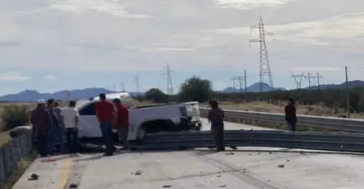 Accidente en carretera Guaymas – Hermosillo deja un lesionado Accidente en carretera Guaymas – Hermosillo deja un lesionado