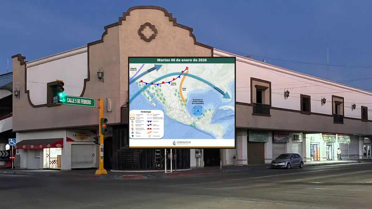 Se espera el ingreso del frente frío 27 a Sonora, con un marcado descenso en las temperaturas.